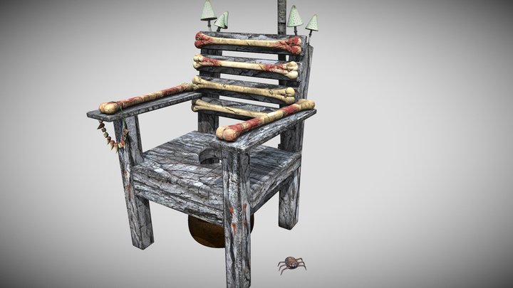 Трон Бабы Яги | Throne of Baba Yaga 3D Model