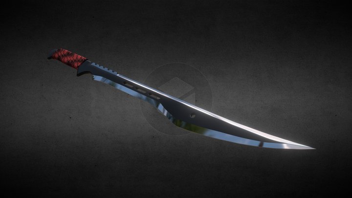 Ninja Sword 3D Model