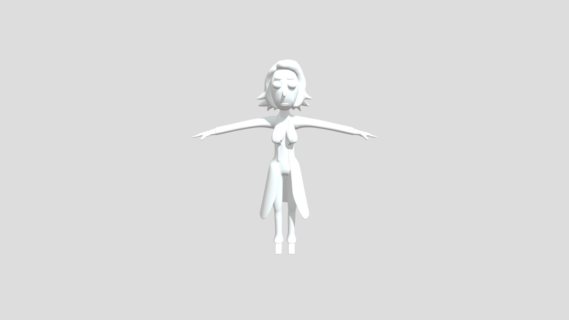 Rick Female - Rick and Morty - 3D model by tiago.Lobao [ea64988 ...