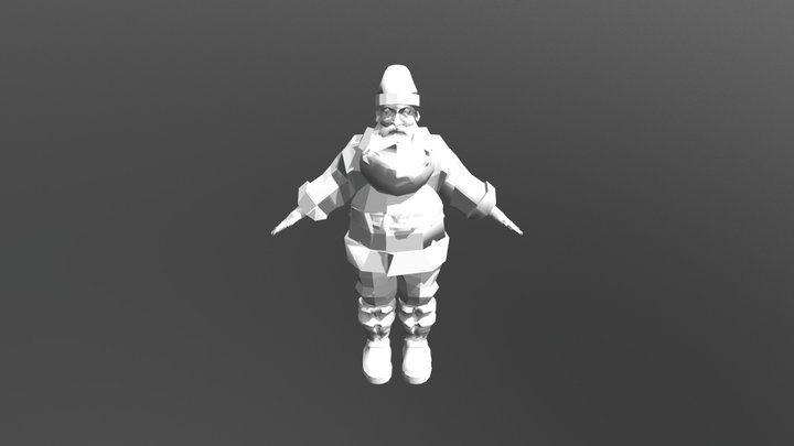Santa Claus 3D Model