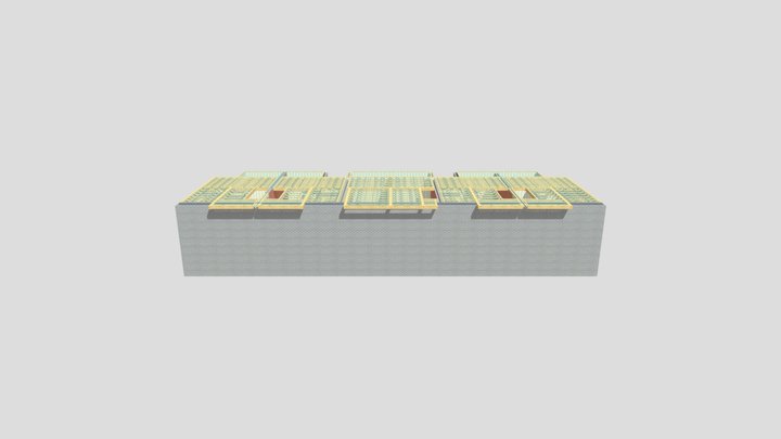 P12360F Posi Joist 1st Floor Units 1-5, Courtsta 3D Model