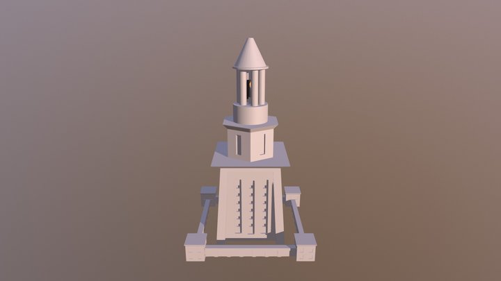 Faro de Alejandría 3D Model