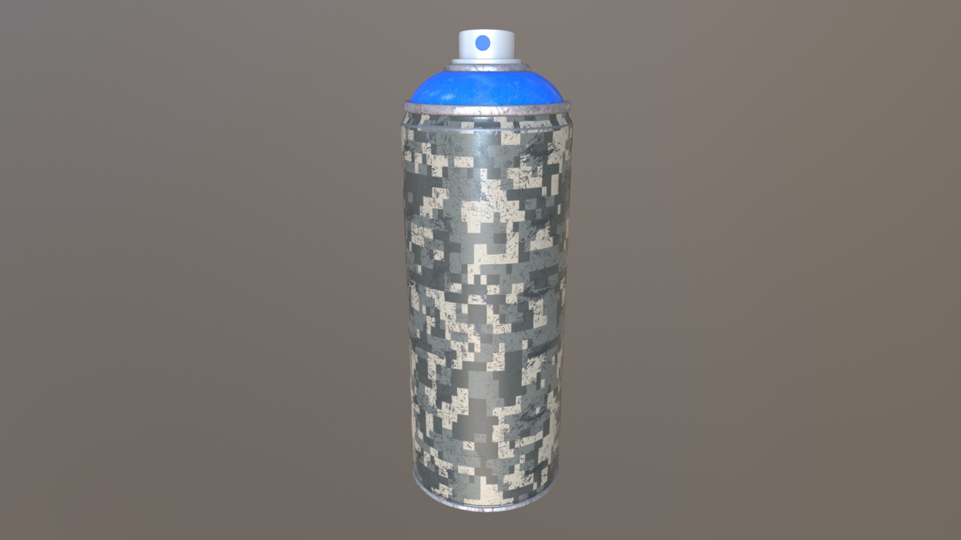 3D model Graffiti Spray Can - This is a 3D model of the Graffiti Spray Can. The 3D model is about a bottle of water.