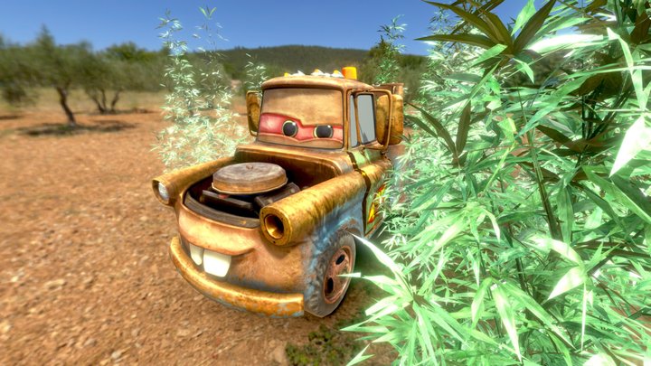 Mater - Stoned rusty tow truck