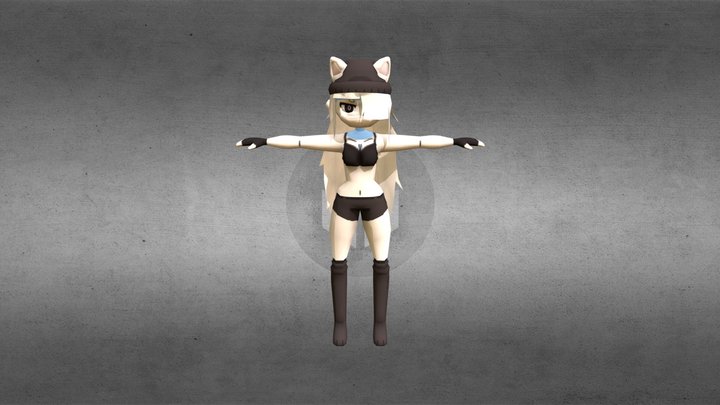 Naomi - CrispyTYPH Mid-Poly 3D Model