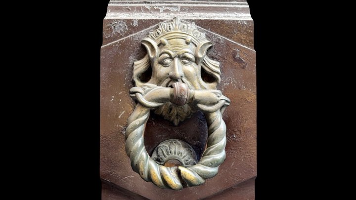 Siena - Door Knocker 6: Bacchus (Scaniverse) – Free 3D Model STL