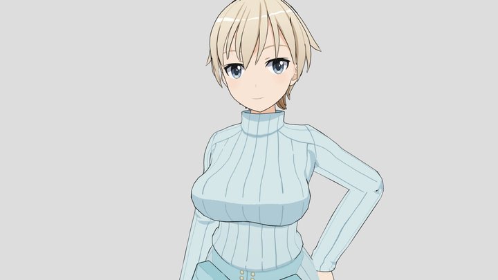 Nikka Edvardine Katajainen 3D Model