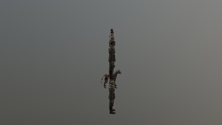 Call of Duty - Normals Zombies [Pack 10] 3D Model