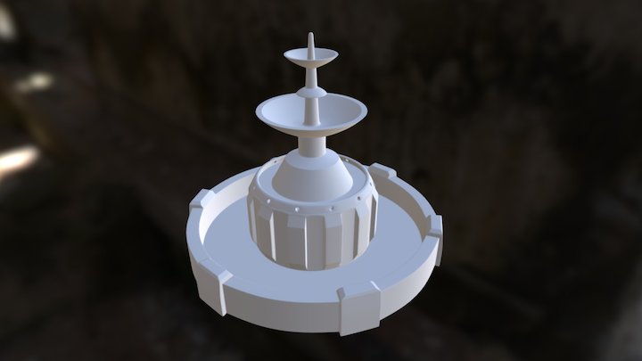 Fountain Roman 3D Model