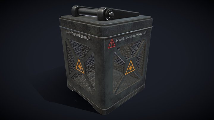 Metal Animal Cage_18MB – Free 3D Model STL