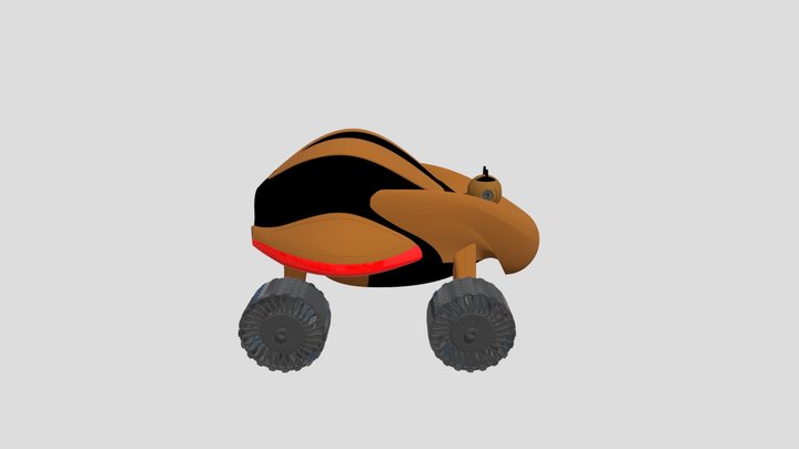 NUKE CAR 3D Model