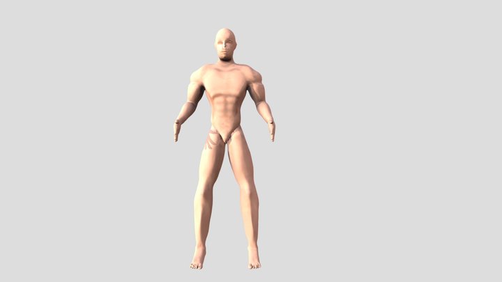 Personaje base 3D Model