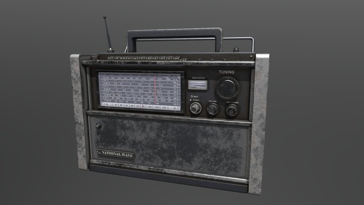 Radio 3D Model