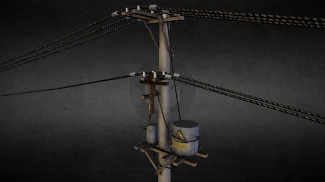 Electricity_Pole 3D Model