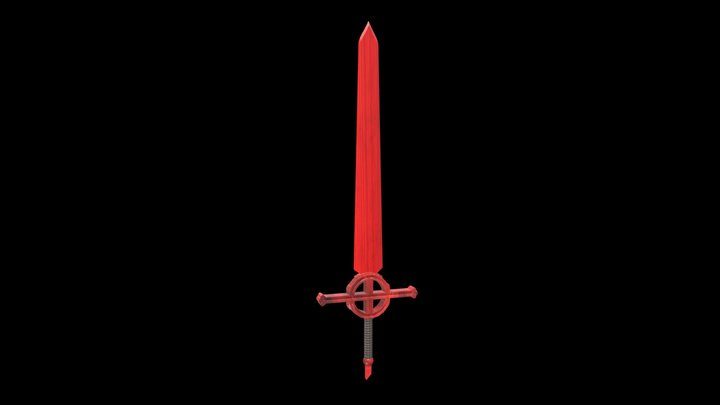 Demon Blood Sword 3D Model