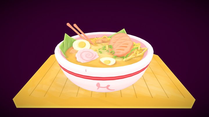 Ramen 3D Model