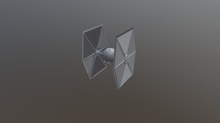3D TIE Fighter 3D Model