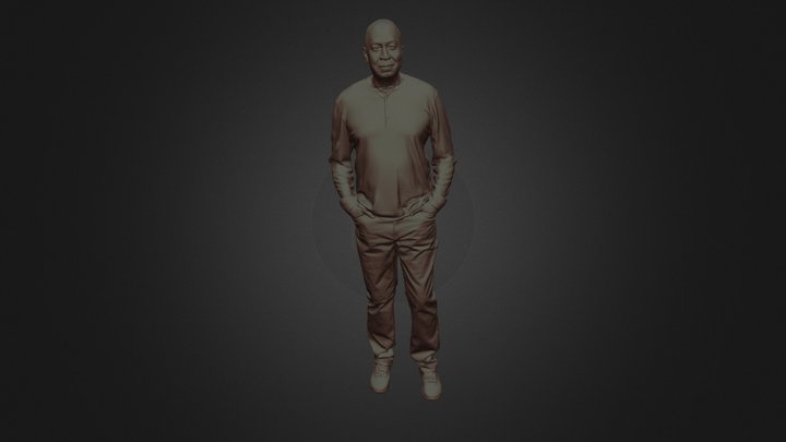 Preston- 4 inches, w/ numbers 3D Model