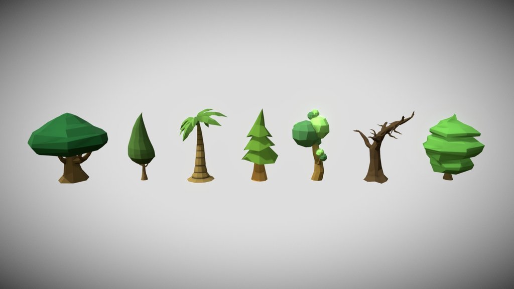 Low Poly Tree Pack
