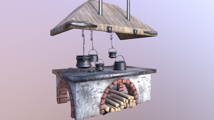 Classic Stove - The Marquis Collection 3D Model