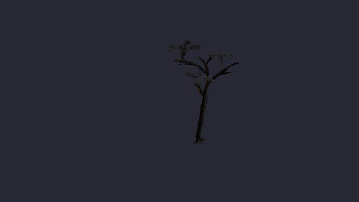 Vulture Tree 3D Model