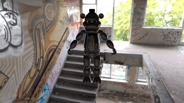 Silver Freddy 3D Model