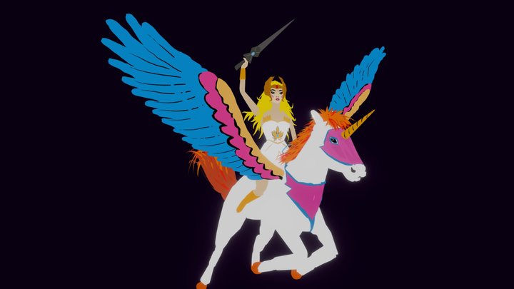 She-Ra Princess of Power - Tilt Brush 3D Model