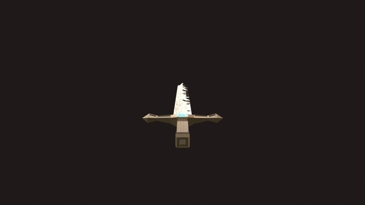 Maya Sword 3D Model