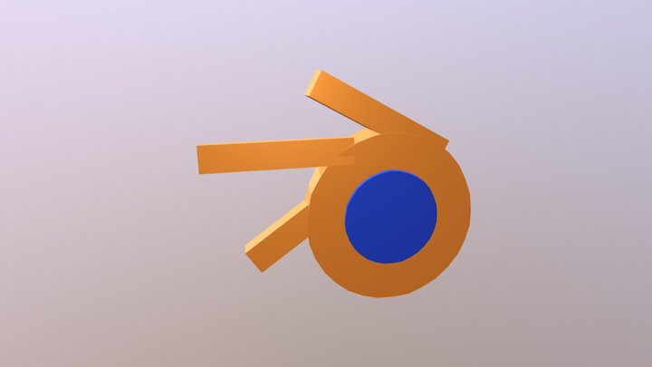 Logo Blender Fata Version 3D Model