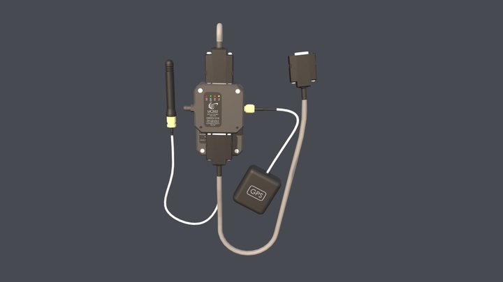 UC403 Starter Kit – Transponder w/ GPS 3D Model