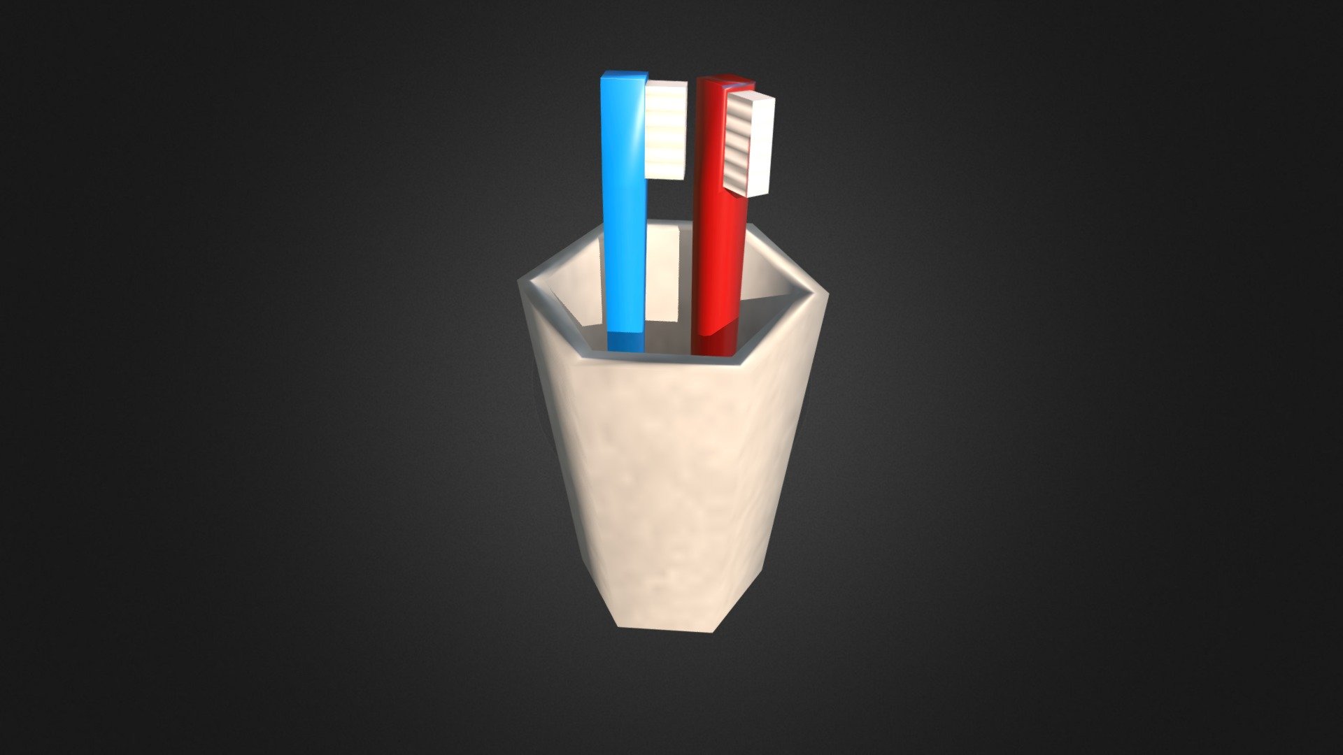 Scifi prop - Tooth Brush Glass