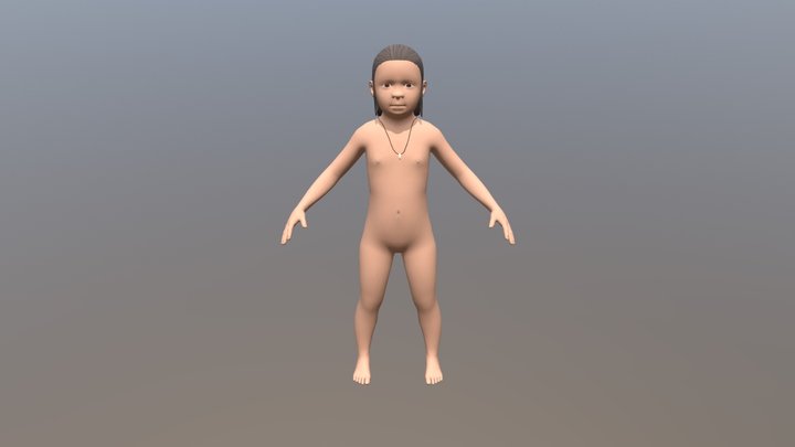 NIÑA (3 AÑOS) 3D Model