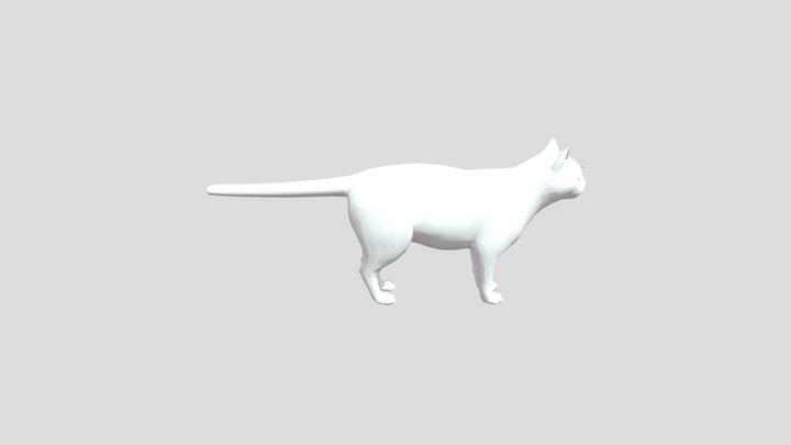 cat 3D Model