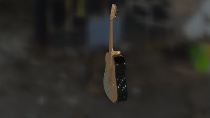 My broken gitaur 3D Model