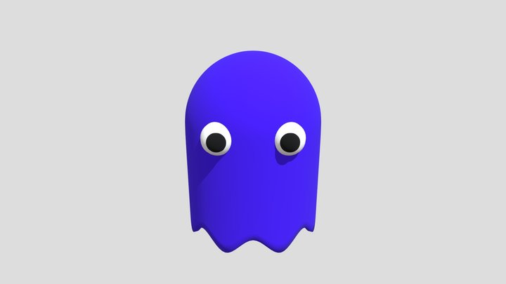 Pacman Ghost 3D Model
