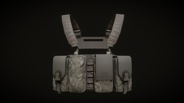 Tactical Vest 3D Model