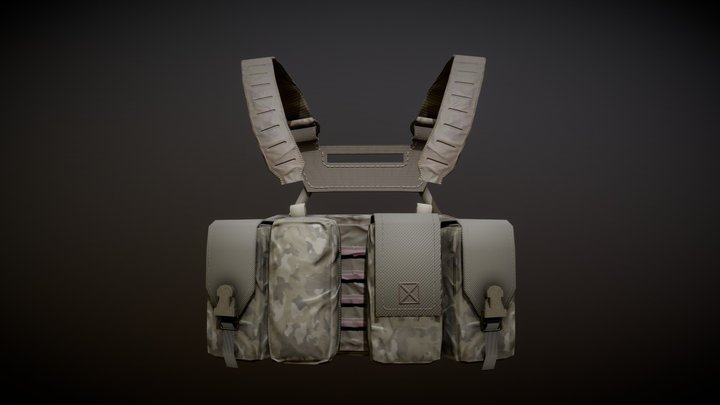 Tactical Vest 3D Model