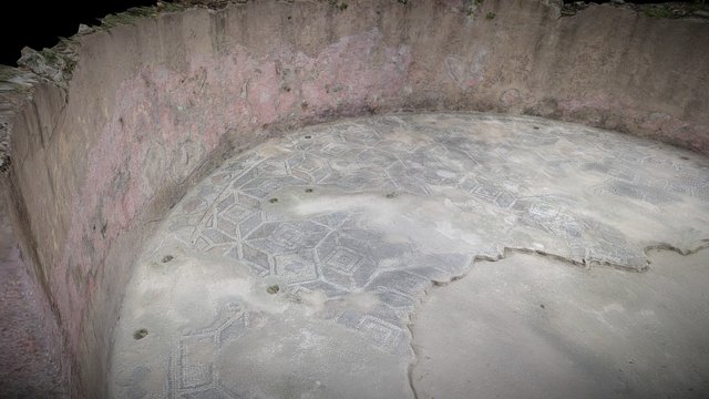 Mosaic Floor, Apse. National Gardens of Athens 3D Model