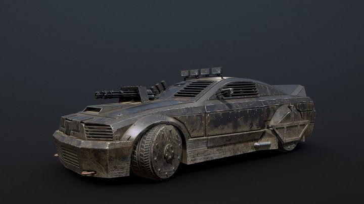 Armored car (death race) 3D Model