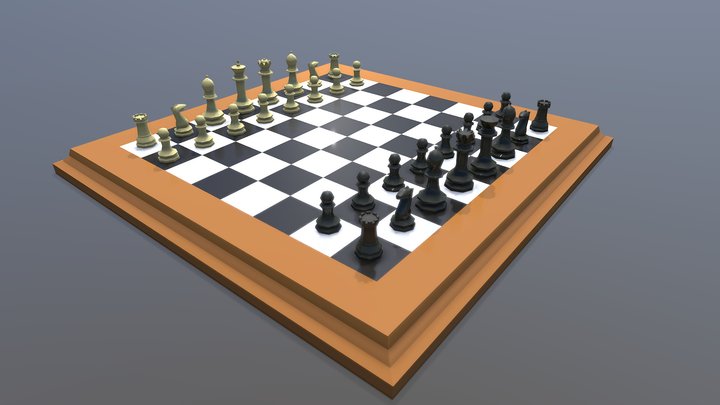 Chessboard 3D Model