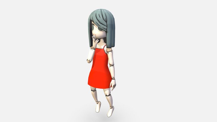 Bad Doll (Game character concept) 3D Model