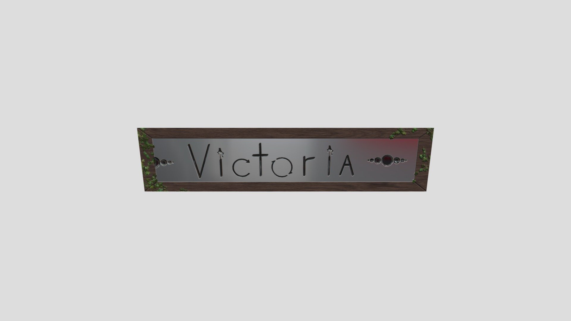 NamePlate - Download Free 3D model by vbishop1 [ea78859] - Sketchfab