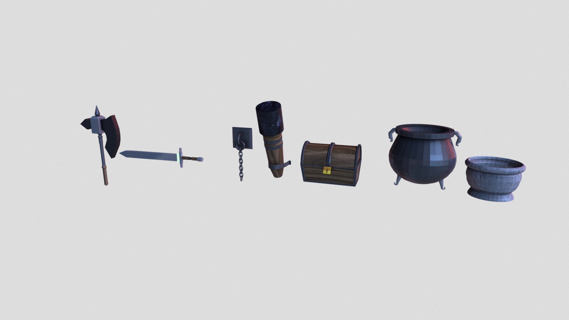 Dungeon Props - Download Free 3D model by russianv0dka12354 [ea79b8f ...