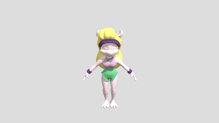 Minerva Mink (Jogging) 3D Model