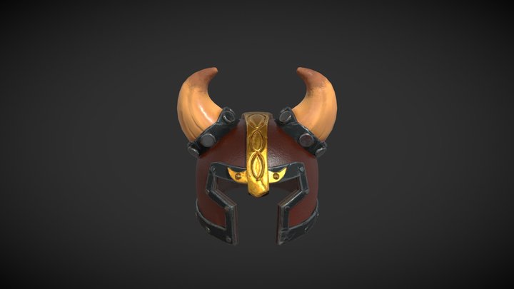 Barberian_Helmet 3D Model