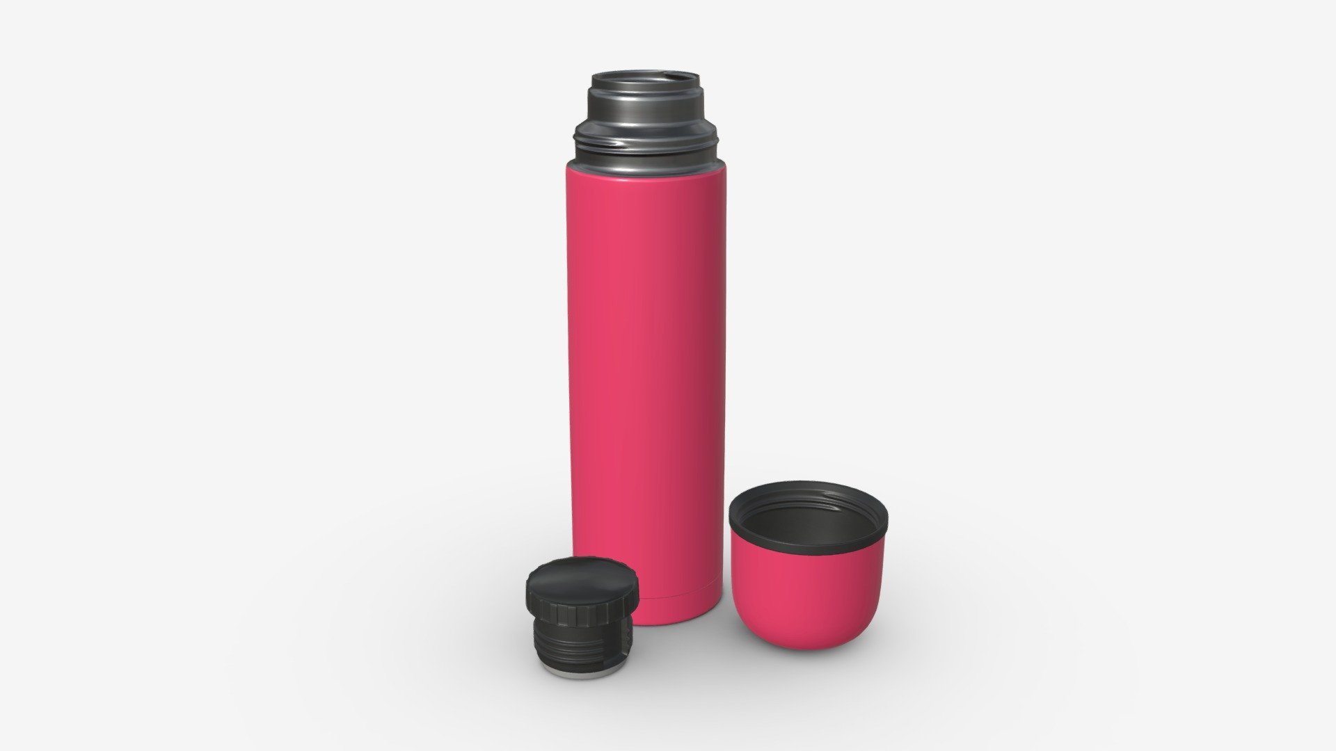Thermos vacuum flask large opened