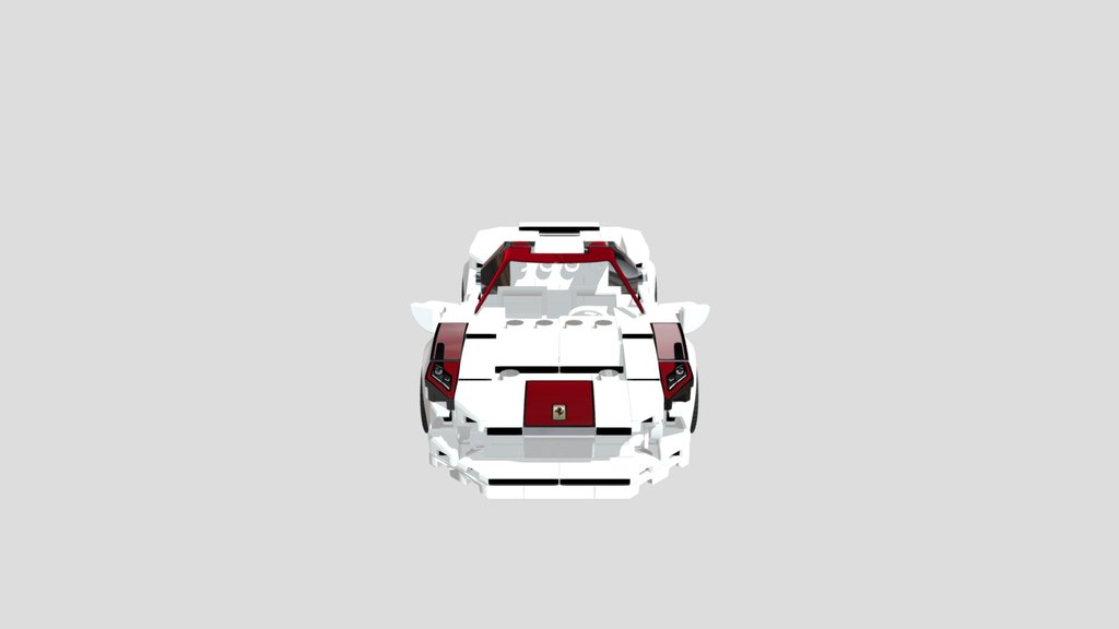 Ferrari F8 Lego Toy Car