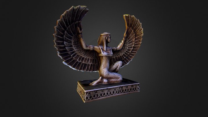 Statuetta dea Isis 3D Model