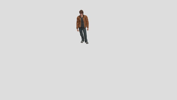 Talking On Phone 3D Model