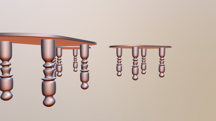 Table 3D model 3D Model